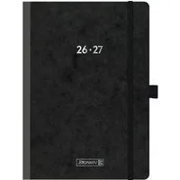 Baier & Schneider Schülerkalender Schülerkalender 2026/2027 "Pressspan schwarz" FACT!plus, A5, Karton