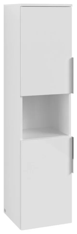 Villeroy & Boch Hochschrank Architectura 350x1400x364mm 2 Türen A:li White B89700VS