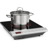 Klarstein Elektro-Kochfeld MisterCook, Kochplatte Infrarot 2000W Abschalttimer