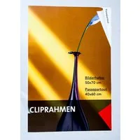 BURI Bilderrahmen Cliprahmen 50x70cm Bilderrahmen Fotorahmen Wandbilderrahmen Bilderhalt