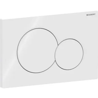 Geberit Sigma01 Betätigungsplatte weiß-alpin für 2-Mengen-Spülung 115770115
