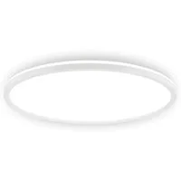 B.K.Licht LED Panel SHALLOW, LED fest integriert, Neutralweiß, 24x3 cm, Badlampe, Badezimmer, Küche, Wohnzimmer