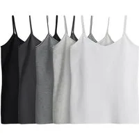 The Set Trägertop The Set Trägertop mit schmalen Trägern, 5er-Pack (5-tlg)