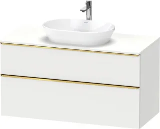 Duravit D-Neo Konsolenwaschtischunterbau wandhängend Weiß Matt 1200x550x664 mm - DE4969034180000 DE4969034180000