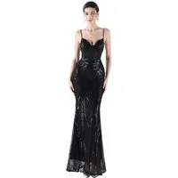 Moda Minx Jerseykleid Gabrielle mit bodenlangem Schnitt