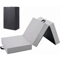 Klappmatratze 15 cm Bambus-Kohle-Memory-Schaum Faltmatratze, Gästematratze Camping, emerspring, 15 cm hoch, Komfortable Faltmatratze für Gäste, Camping und flexible Schlafplätze
