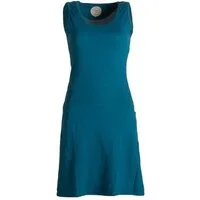 Vishes Sommerkleid Armloses Kleid aus Biobaumwolle seitliche Taschen