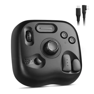 TourBox Lite Wired Controller Keyboards Creative Console for Photo Video Editing Plugins Compatible with Photoshop Light