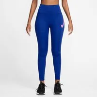 Nike Lauftights W NK DF TEMPO HR 7/8 TGT SWHBR für Lauftraining und Streetwear, 7/8-Länge, atmungsaktiv