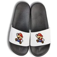 Youth Designz Mario Unisex Badelatschen Flip Flops Badeschuh mit lustigen Aufdruck für Damen und Herren