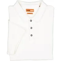 emilio adani Poloshirt Herren Poloshirt mit strukturierter Warenoberfläche, Reinweiss