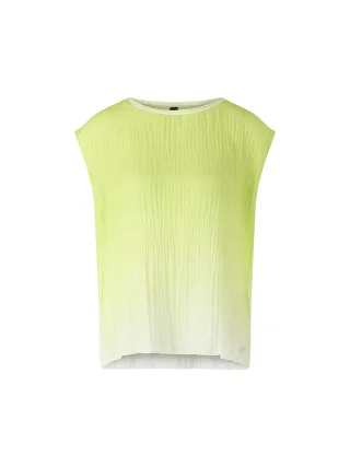 Marc Cain Sports - Top in Knitteroptik Rethink Together sunny lime new - Gr. - 34