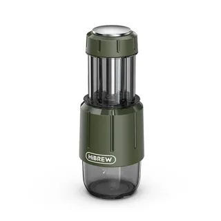 [EU Direct] HiBREW H4D Portable Manual Espresso Maker 2-in-1 NS Capsules & Ground Coffee 8~15 Bar Waterproof Campact Han