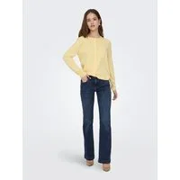 ONLY Bootcut-Jeans ONLPOWER MID FLARED PUSHUP DNM GEN332 Baumwollmischung, flared fit, regular waist