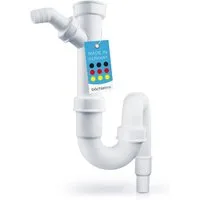 Bächlein Siphon flexibler Röhrensiphon für Küchenspüle, Made in Germany