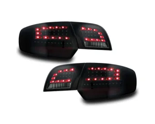 Original Litec LED Rückleuchten Set Schwarz Smoke für Audi A3 8P Sportback 03-08