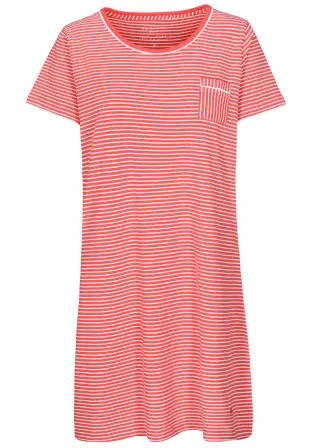 IN LINEA - Da.-Sleepshirt pink stripe - Gr. - 38