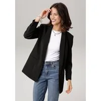 Laura Scott Longblazer mit gerafften Ärmeln