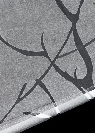 bonprix Ausbrenner Sichtschutzrollo, weiß, Gr.210x80 cm, Sichtschutz in zeitlosem Ausbrenner Design