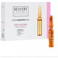 Selvert Thermal Anti-Falten-Serum Anti-Aging Booster Ampullen, Circanblue, Vitamin C, Peptide -10er Pack, Mit Circanblue und Vitamin C, Shock Treatment, neue Formel