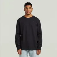 G-STAR Longsleeve Structured Tweeter in Waffel-Struktur, mit Logostickerei