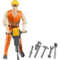 Bauarbeiter mit Zubehör, Spielfigur