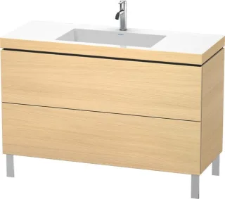 Duravit L-Cube c-bonded Set bodenstehend Mediterrane Eiche Matt 1200x480x698 mm - LC6939O7171 LC6939O7171