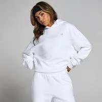 MP Damen Basics Oversize-Kapuzenpulli – Weiß - L