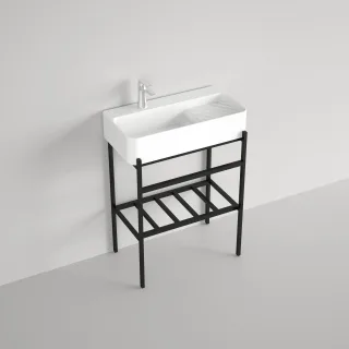 Neuesbad Badmöbel-Set (Waschtisch und Konsole), Breite: 600mm, Tiefe: 310mm NB1STD603001