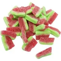 Fruchtgummi Bären & Co. Süßigkeit, Fruchtgummi Wassermelonenstücke sauer gezuckert und Halal 300g