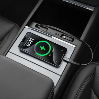 Fast Charger Powered Splitter Car Central Control Charging For Tesla Model Y Juniper / Model 3 Highland Sunken Docking S