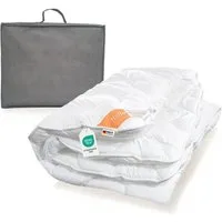 Garanta Microfaserbettdecke Extra warme Winterdecke Duo Bettdecke Klimafaser 135x200 60° Wäsche HW, Füllung: 100% Klimahohlfaser, Softpolyester, Bezug: Microfaser mit Pfirsichhauteffekt, Öko-Test-Auszeichnung
