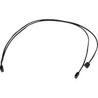 Y-Kabelsplitter aRGB 3-Pin auf 2x 3-Pin, 60cm schwarz, inkl. Steckverbinder