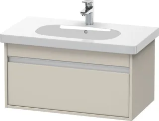 Duravit Ketho Waschtischunterbau wandhängend Taupe Matt 800x455x410 mm - KT666709191 KT666709191