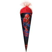 Roth Ideen Schultüte Roth Marvel Spider-Man Schultüte 50 cm rund Tüllverschluss