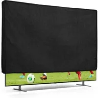 kwmobile Abdeckhaube Hülle für 43" TV, Case mit Eckenschutz Fingerring