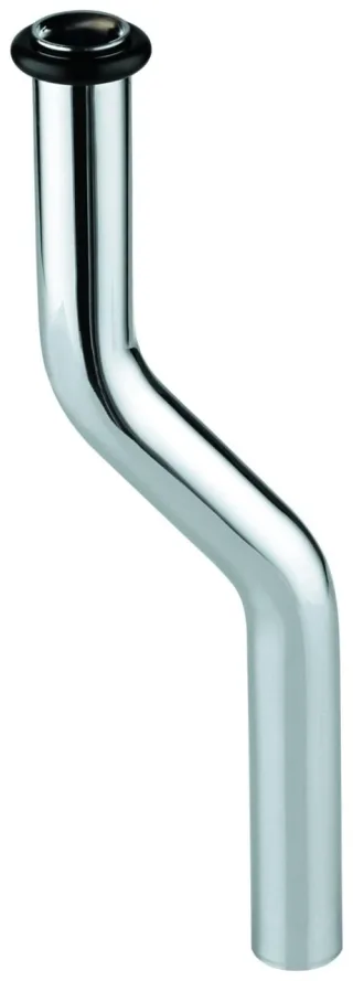 GROHE Urinal-Spülrohr 37039 Durchm.18mm 200mm aus Messing Kröpfung 40mm chrom 37039000
