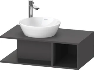 Duravit D-Neo Konsolenwaschtischunterbau wandhängend Graphit Matt 800x480x260 mm - DE491804949 DE491804949