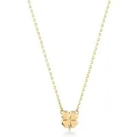 Suzan Gold Kette mit Anhänger 375 Echtgold Luckyshine Kleeblatt