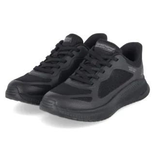 Skechers Slip-ins Sneaker BOBS SQUAD 4 STAPLE LOOK - Gr. 37 - Schwarz - Textil & Synthetik