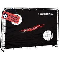 Fußballtor Trainer mit Torwand schwarz, Motiv Goal