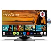 Cello C2425WSF-Trav LED-Fernseher (60,96 cm/24 Zoll, 1366 × 768 (HD Ready), Smart-TV, integrierter DVD Player, Pitch Perfect Sound, Camping-TV 12/24/230V)