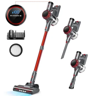 [EU Direct] INSE S3P Cordless Vacuum Cleaner 30Kpa 55Mins Running Handheld Stick Vacuum with LED Display for Carpet Hard