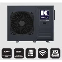 Haier Luft-Wasser-Wärmepumpe Kwikot by Haier 8 kW Monoblock-Wärmepumpe R290 A+++ KAWM08-Nd2(GN)