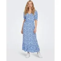 ONLY Maxikleid ONLCHIANTI S/S LONG DRESS WVN NOOS Viskose, regular fit