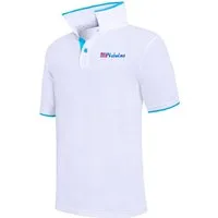 Nebulus Poloshirt LASTONE, P6754 - Herren, weiß-türkis, L
