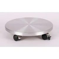 Szagato Pflanzenroller Möbelroller ALU Edelstahl 30 cm 40 cm 50 cm (Alle Ausführungen)