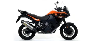 Sport Auspuff Arrow Race-Tech Alu KTM 1290 Super Adventure R / S / T Bj. 2017-2020 EURO-4 +ABE