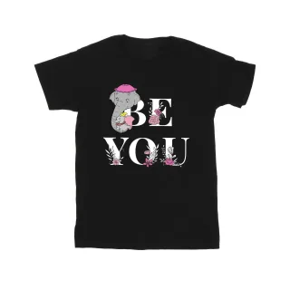 Disney - "Dumbo Be You" T-Shirt für Mädchen (Schwarz)