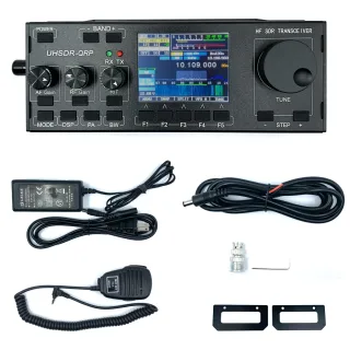 MCHF V0.6.3 HF SDR Transceiver QRP Transceiver Amateur Ham Radio With power supply + Microphone EU PLUG
